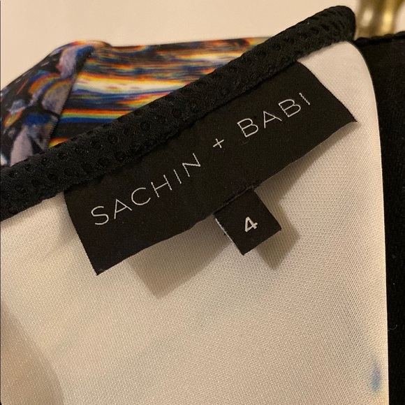 Sachin+Baby Floral Multicolor Women's Dress size 4 - Picture 2 of 6